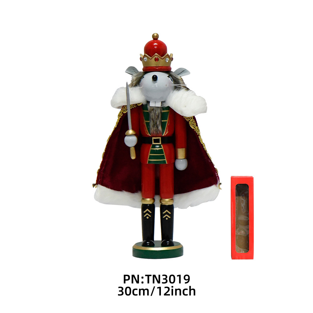 12 pulgadas en el nuevo 30CM cascanueces decoraciones navideñas decoraciones de escritorio navidad nueces soldados fabricantes