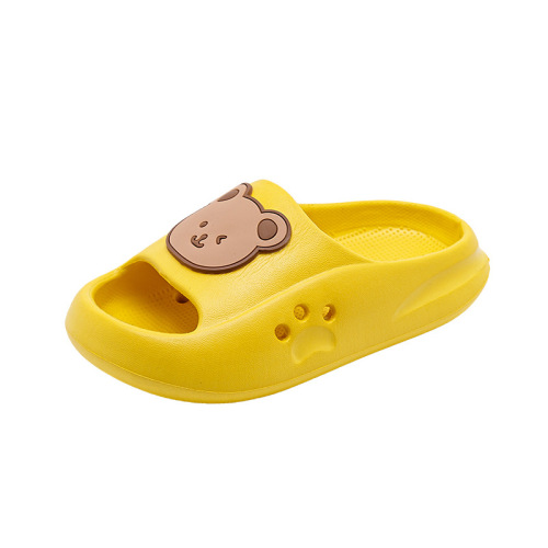 Step-on Feeling Children's Slippers Summer Girl Child Indoor Cartoon Cute Non-slip Soft Sole Parent-child Boy Child Baby Cooling Slippers