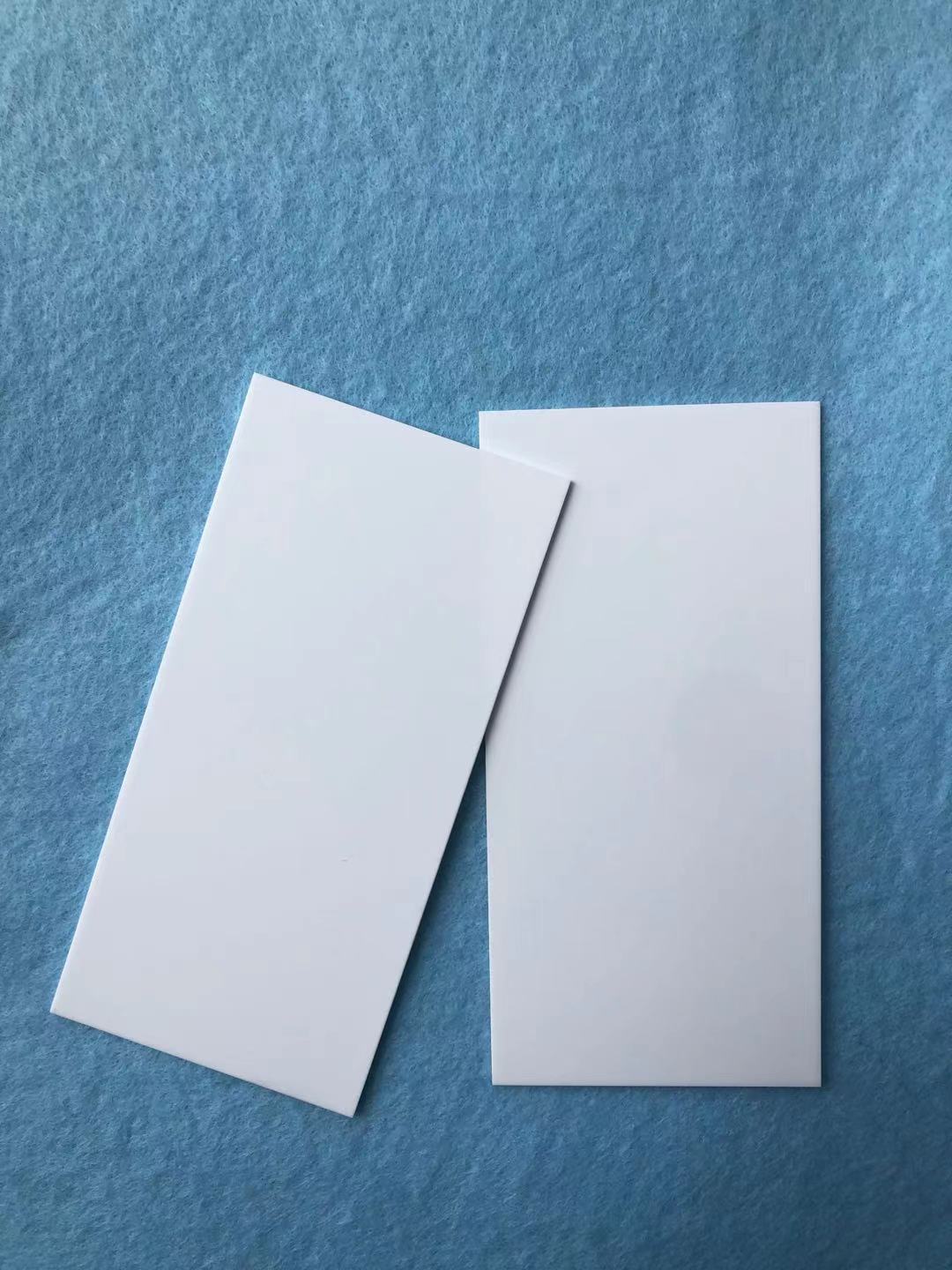 库存现货当天可发 105x50x1mm氧化铝陶瓷基片 厚膜印刷电路板基片