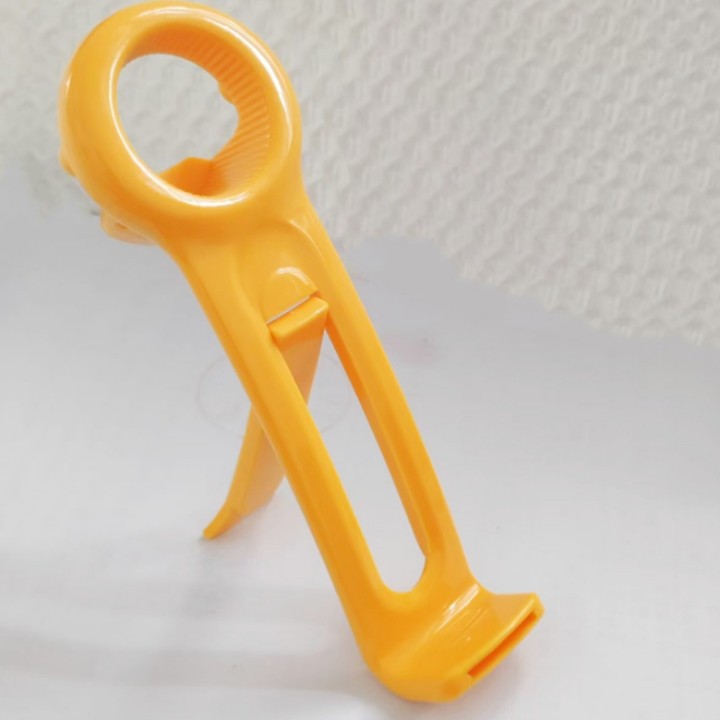 휴대폰 홀더 병따개(노란색)