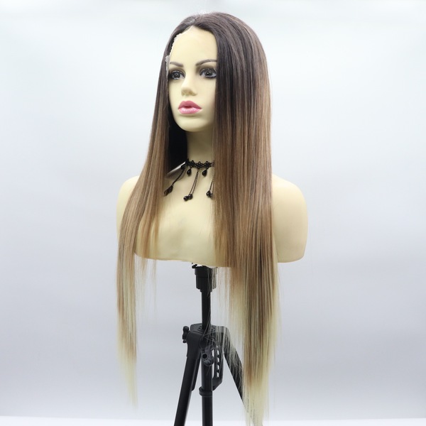 matte wig with hair parting