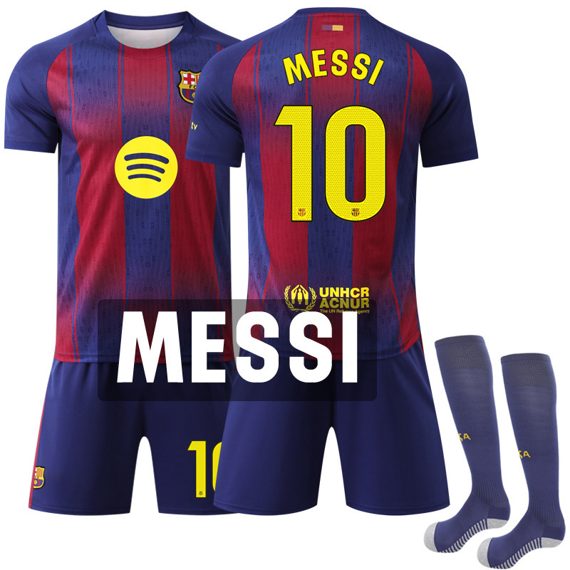 2526 新しい No. 10 アマール ジャージ バルセロナ ホーム イエロー ラ・リーガ バージョン サッカー ユニフォーム ラッシュフォード セット|undefined