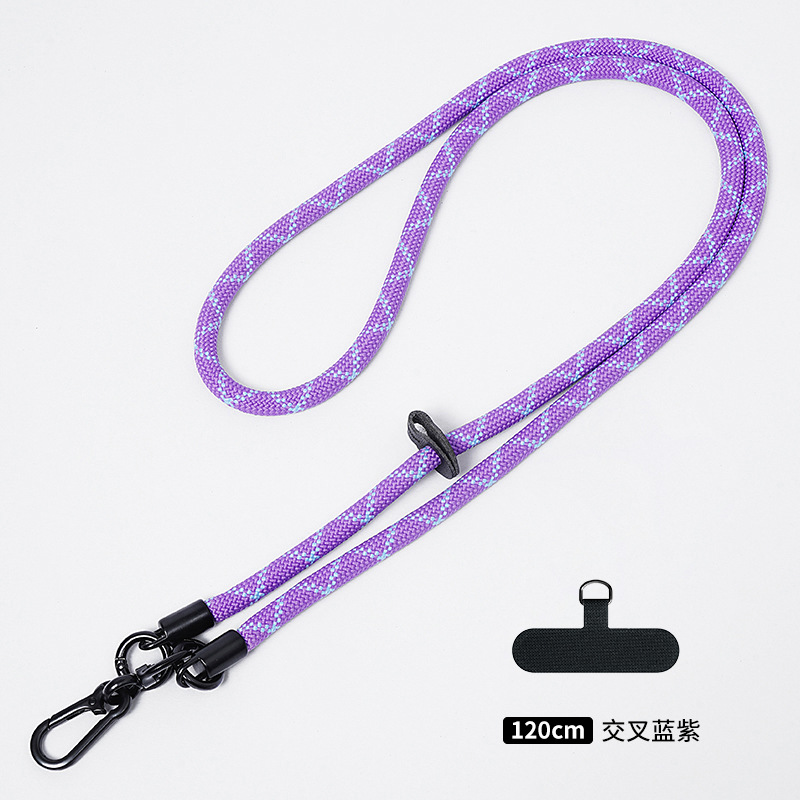 Cordón de teléfono móvil al por mayor crossbody ajustable avanzado Halter muñeca tejida Sling back clip caja del teléfono móvil correa de cordón