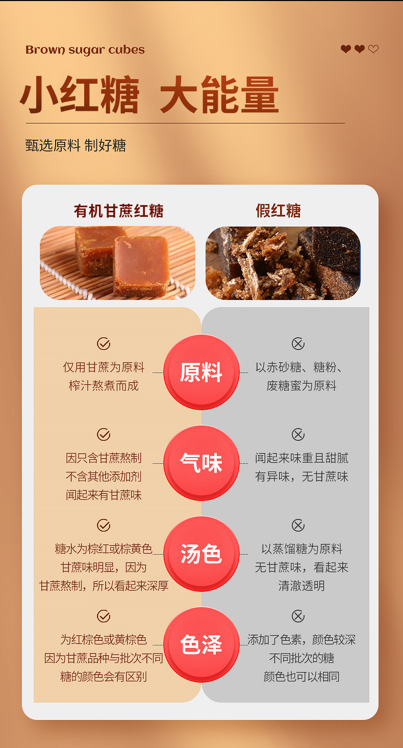 Organic Brown Sugar Ginger Tea Yunnan Traditional Cane Sugar Blocks 500g in use