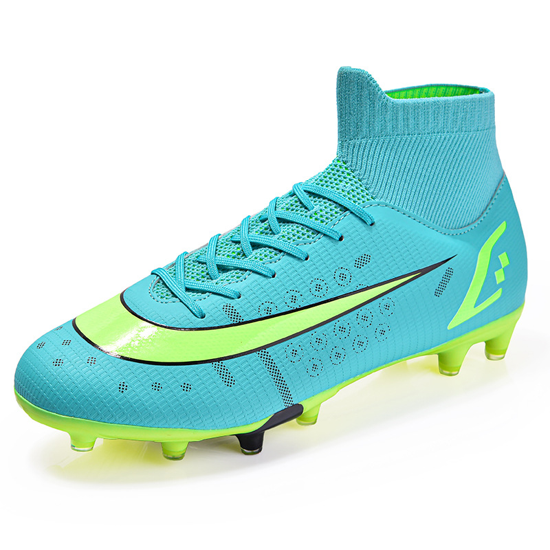 Exportación transfronteriza de la Escuela Secundaria zapatos de fútbol al aire libre de los hombres de uñas largas césped artificial TF uñas rotas de formación inferior de los hombres y las mujeres zapatillas de deporte
