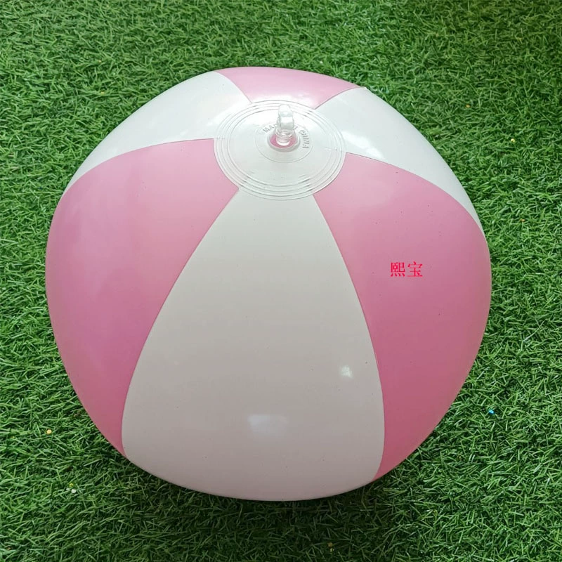 2-цветный пляжный мяч из ПВХ с пэчворком, надувная игрушка, различные надувные изделия. Добро пожаловать на заказ.