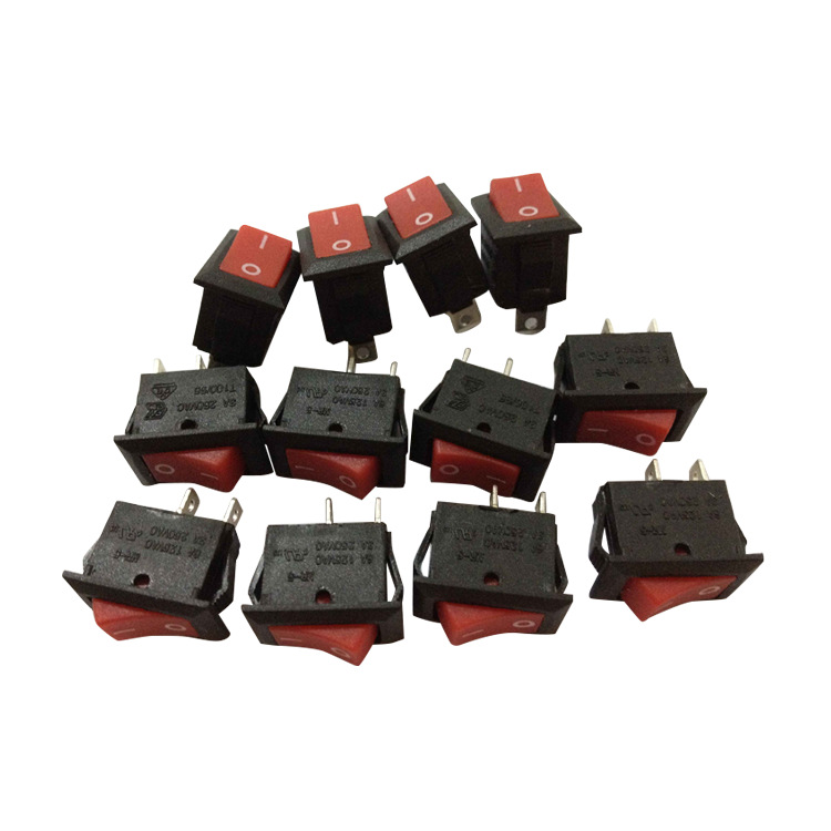 10*15灯饰产品LED灯条  灯具上使用灰色 白色 黑色迷你型船型开关