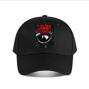 Myl&egrave;ne Farmer Nevermore Black Adjustable Baseball Cap