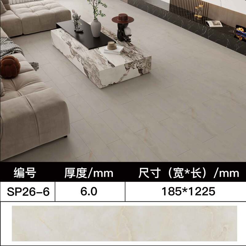 SPC石塑床ロック耐磨耗ホテルのリフォーム改造環境保護家庭用模造木PVC人字石晶床|undefined
