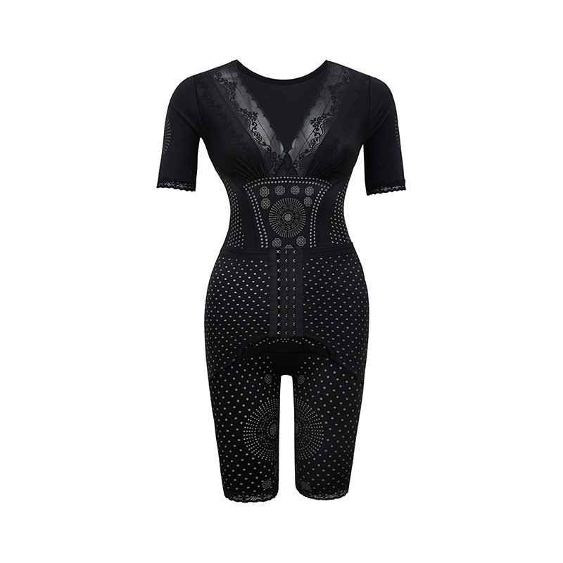 Transmisión en vivo de cafeína ropa de talla corporal ropa de modelado del vientre ropa de modelado de la cintura ropa de modelado del cuerpo posparto corsé ropa interior de una sola pieza de las mujeres