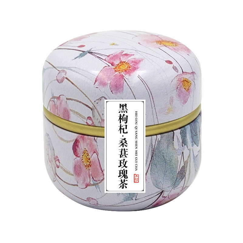 妇女神节礼品蜜桃桂花乌龙茶玫瑰红茶铁罐装水果礼盒养生花茶批发|undefined