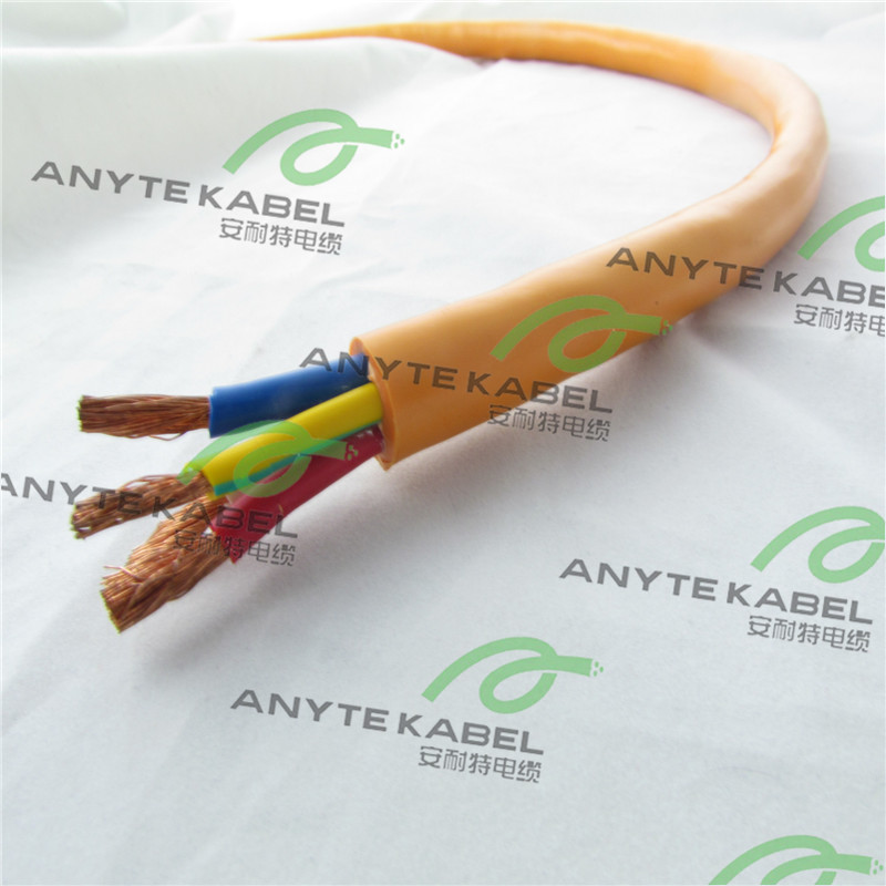 耐寒-50度PUR防冻抗磨电缆 铜丝编织屏蔽电缆