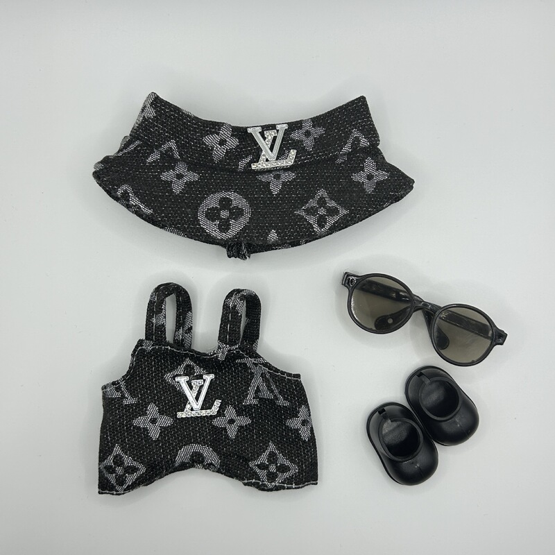 labubu娃衣大牌联名款服装穿搭拉布布一二三代盲盒公仔服饰换装|undefined