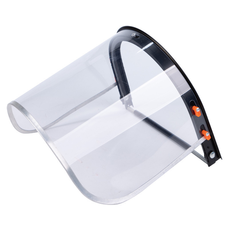 贞固厂家货源PVC防护面罩切割打磨放飞沫面罩园林防飞溅防冲击护