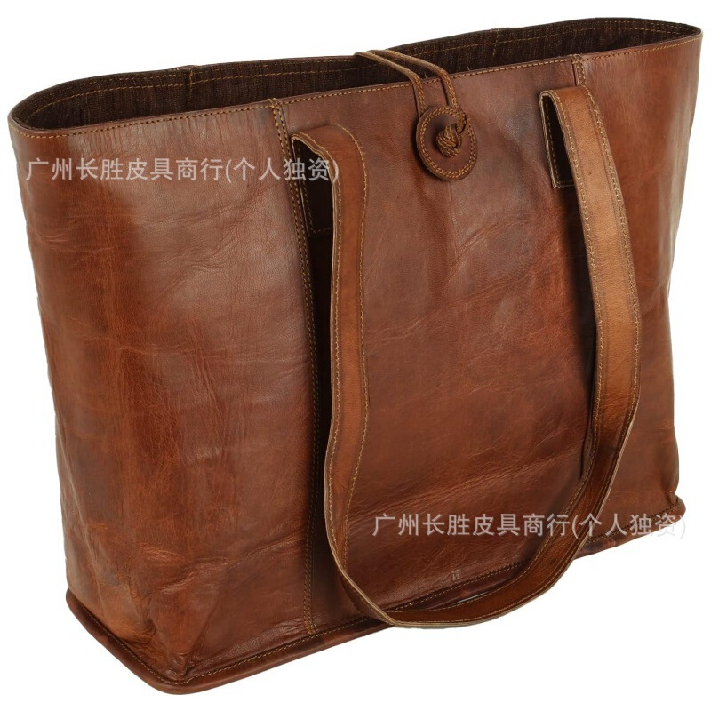 Cross-border Genuine Leather Laptop Satchel Protective Bag Business Casual Large Capacity Portable Durable Waterproof Shoulder Bag Cross-border Genuine Leather Laptop Satchel Protective Bag Business Casual Large Capacity Portable Durable Waterproof Shoulder Bag