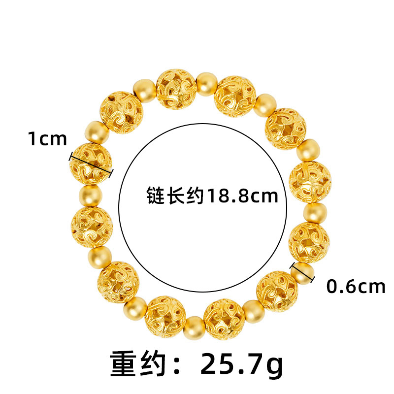 Sha Jin Ling pulsera de mujer estilo chino temperamento retro tendencia nacional no se desvanece joyas de mano accesorios Yiwu al por mayor