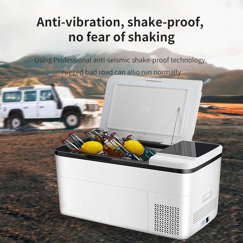 Refrigerator 28L Car Refrigerator Household Small Cooling and Heating Box Dual-Use for Car and Home Student Dormitory Mini Refrigerator