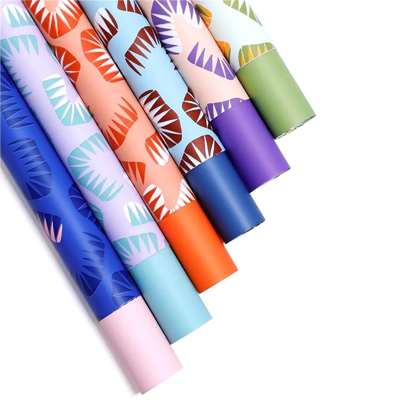 Fábrica de fiestas de flores originales transfronterizas floristas paquetes de flores de papel de embalaje de regalos de floristas de dos colores