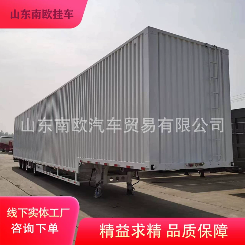 Экспортный контейнерный полуприцеп-фургон для логистики, специализированный для портовых перевозок