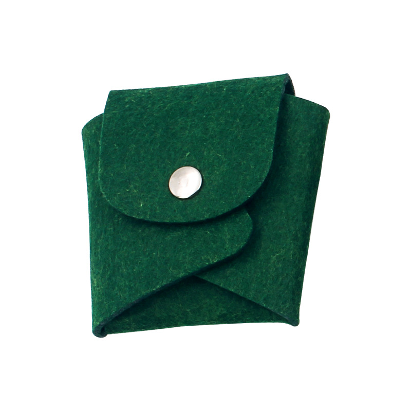 Cubierta de fieltro verde