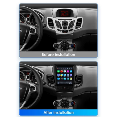 Fiesta 09-16 Models with Vertical | DVD Navigation