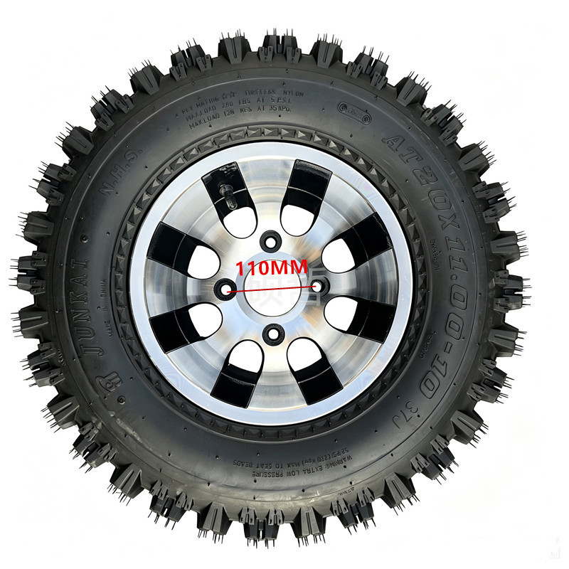 Four-Wheel Go-Kart Motorcycle Atv 20X11-10 Butterfly Thickened Off-Road Tire Aluminum Wheel Hub