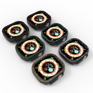 Suitable for Apple 678910 Generation Smart Watch Protective Cover 42mm 46mm Watch Tpu Protective Soft Case