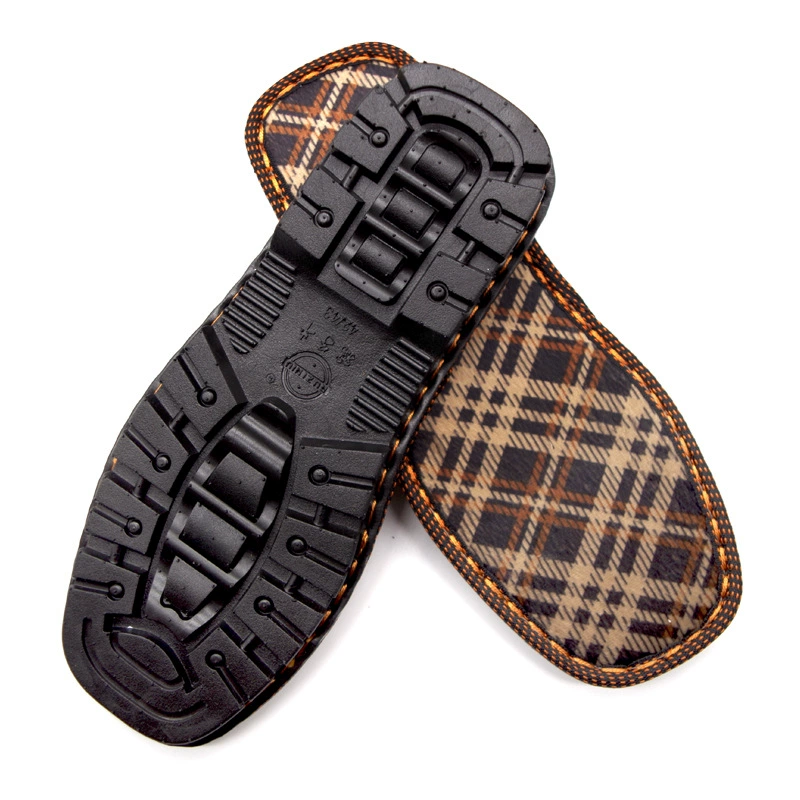 Шерстяная подошва Двухразмерные хлопковые тапочки Двухразмерные тапочки с плоской подошвой Говяжье сухожилище Противоскользящие и износостойкие