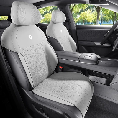 cover semi-enclosed saddle cushion four – Modelə uyğun (Original) oturacaq örtükləri - light-gray-standard-version-five-seater-special-dark-blue-s07-all-inclusive-front-of-the-back