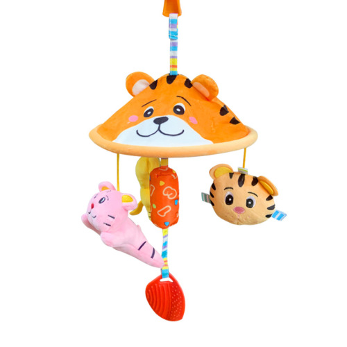 Baby toys 0-1 years old infant comfort bed bell baby stroller pendant car hanging wind chime plush toy