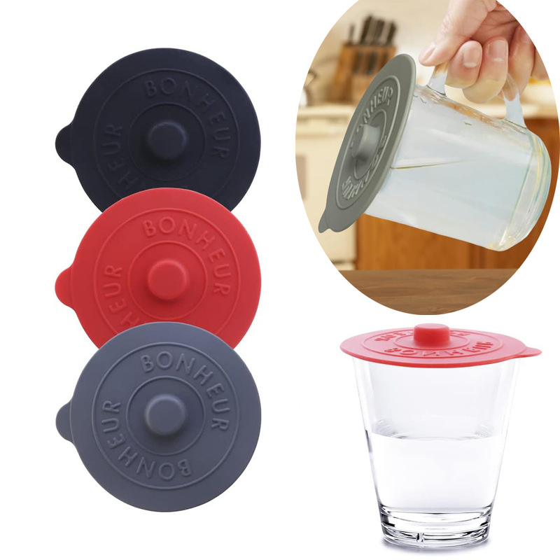 Summer New Ins Pastoral Style Simple Portable Multi-Functional Anti-Scalding and Dust-Proof Silicone Cup Lid Summer New Ins Pastoral Style Simple Portable Multi-Functional Anti-Scalding and Dust-Proof Silicone Cup Lid
