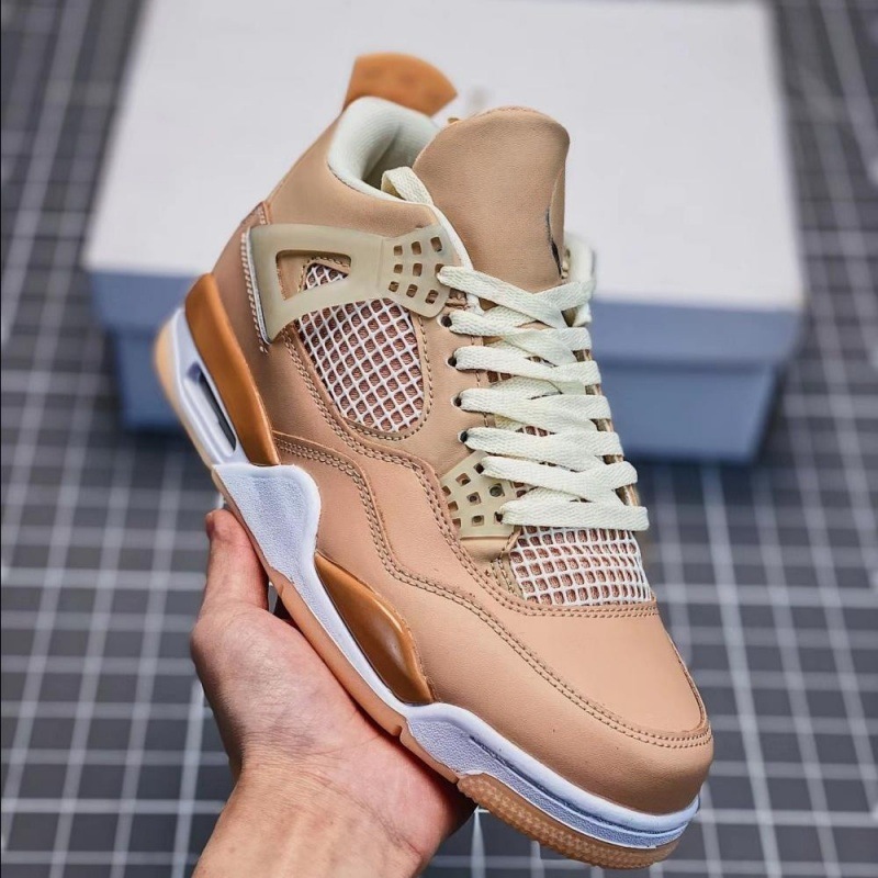 莆田工場 aj4 ピュアオリジナルバスケットボールシューズダークグリーンジョー 4 パープルデニム滑り止め耐摩耗性男性と女性のカジュアルランニングシューズ|undefined