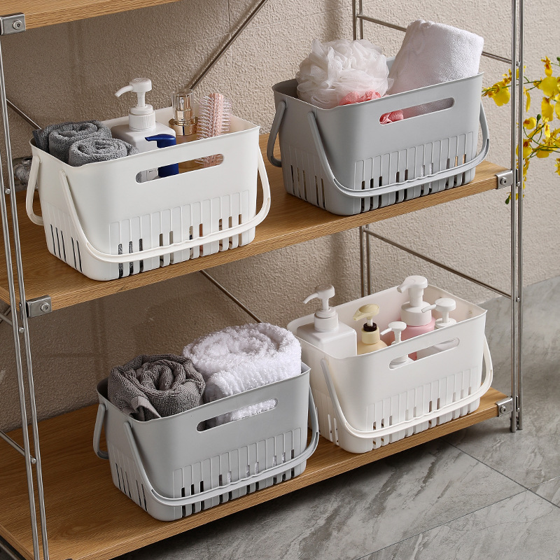 Portable Shower Basket, Home Use, New Chinese Style Bathroom Plastic Shower Cleaning Basket Storage Basket, Wholesale Shower Basket