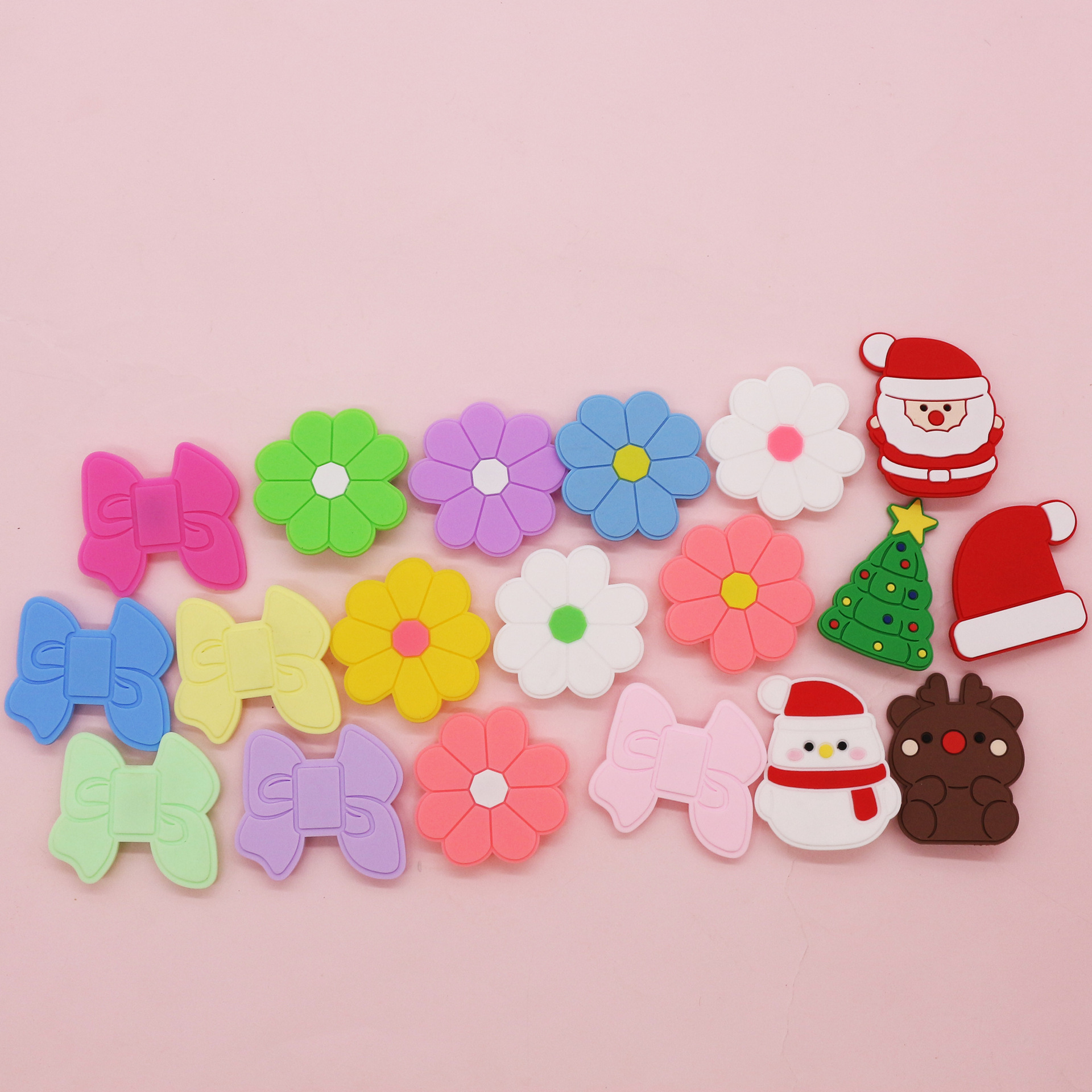 Spot dibujos animados crisantemo hebilla de zapato de pvc goma suave flor personalidad agujero de la decoración del zapato DIY a juego hebilla de zapato ventas directas de fábrica