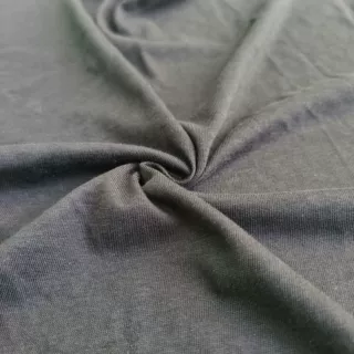 现货仿丝光棉冰感蚀毛黑色染色全棉假丝光棉汗布