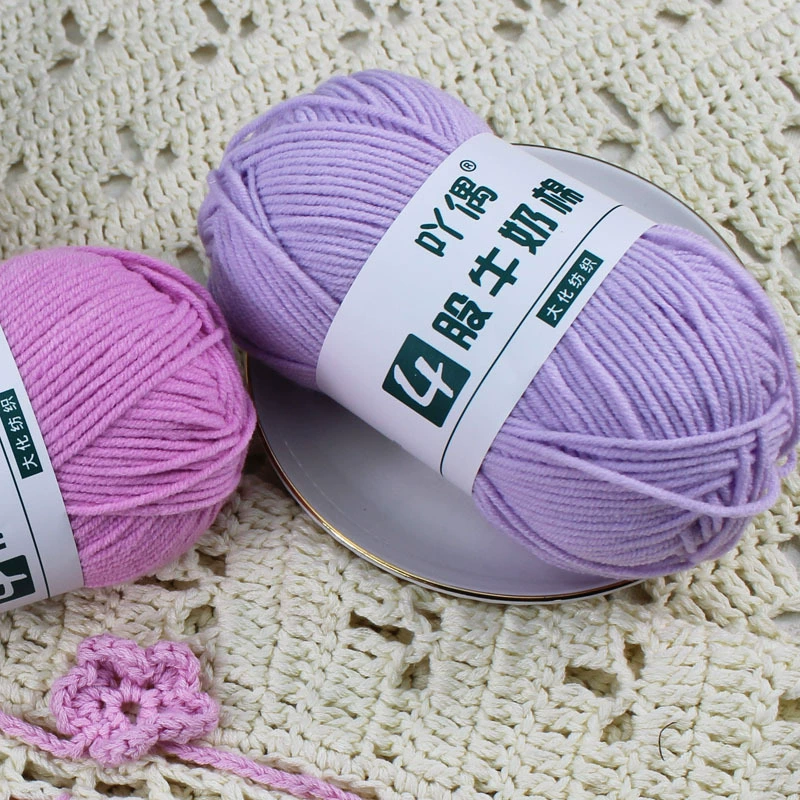 Crochet Yarn for Handmade Dolls (DIY), Soft Wool Blend, 15 cm Doll Size, Multi-Color Options