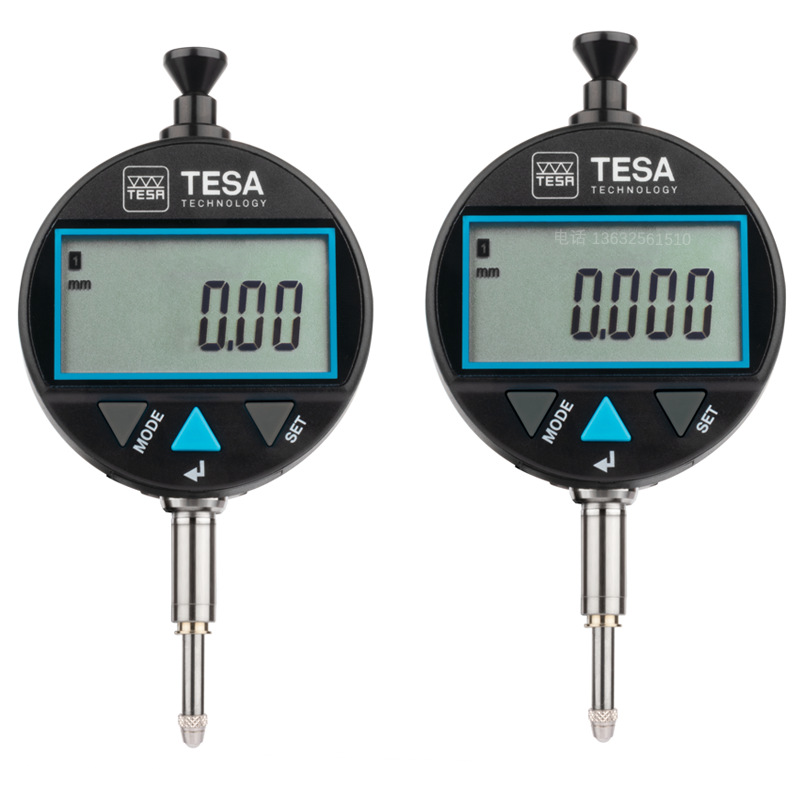 瑞士TESA数显百分表0.01mm电子数显千分表0.001mmDIALTRONIC EASY