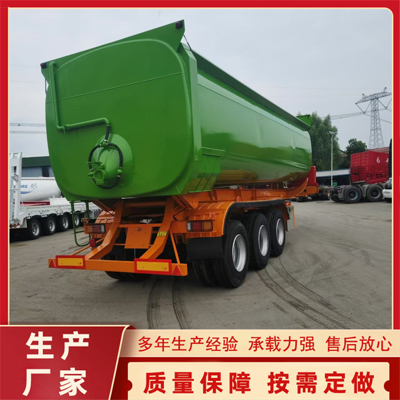 Export Powder and Granular Material Transport Tank Truck, Tank-Type Dump Truck, 42-Cubic Meter Bulk Cement Tank Truck, Used Tank-Type