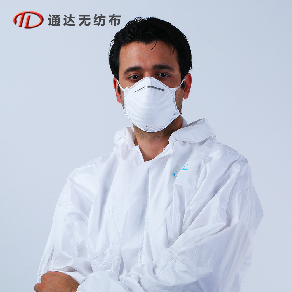 连体防护服连体工业粉尘静电衣服全身防护服装无尘