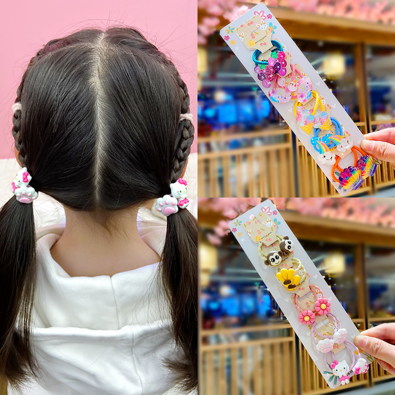 children Tousheng Headdress Hair Elastic the republic of korea baby princess lovely Hairpin girl Hairdressing