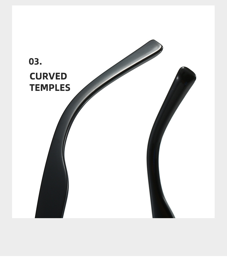 Retro Square Reading Glasses Men's Non-prescription Frame Versatile_voghion.com
