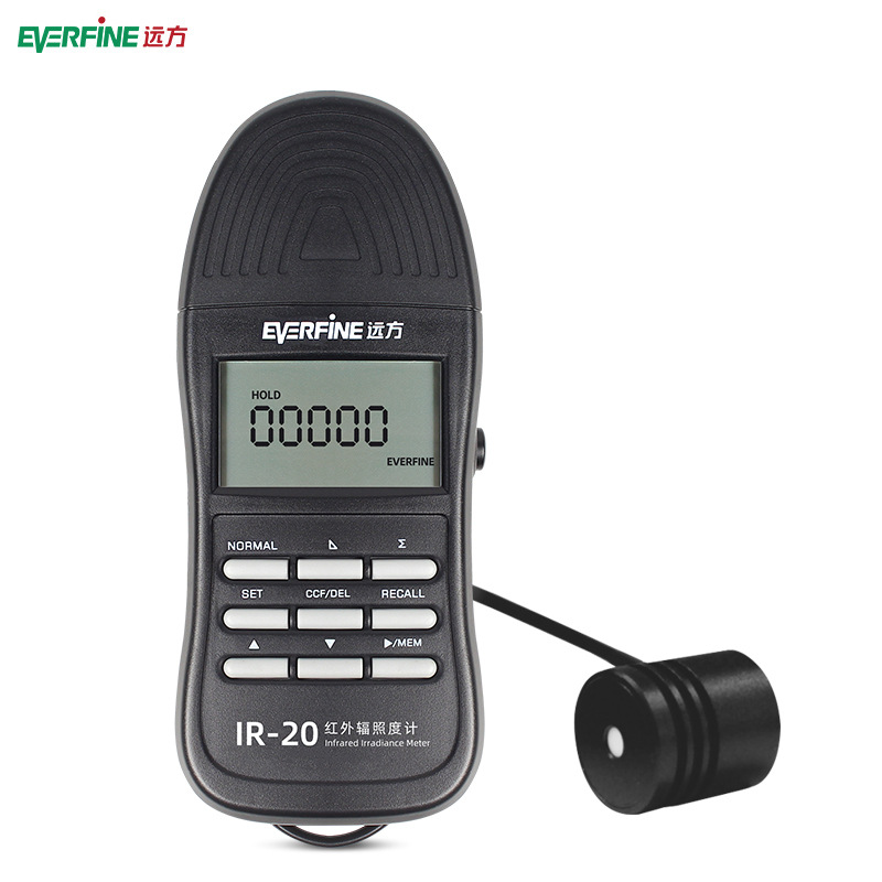 远方红外辐射照度计IR-20安防LED遥控器红外袖珍型手持式照度检测