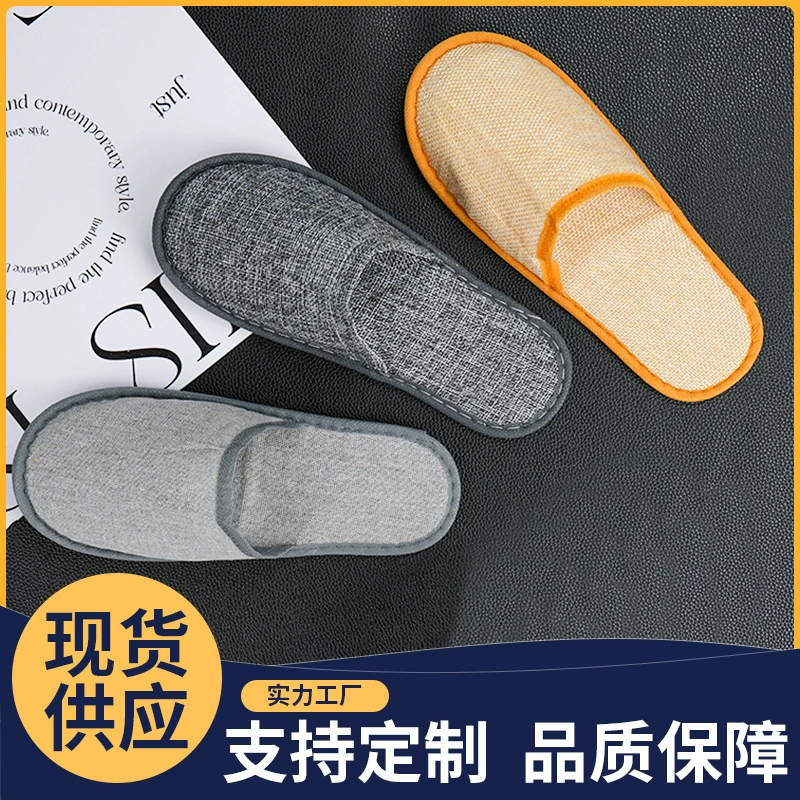 Одноразовые тапочки для звездного отеля утолщение B & B специально для дома зимний нескользящий логотип на заказ оптом