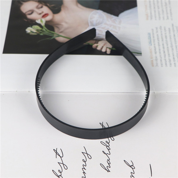 Double row plastic headband