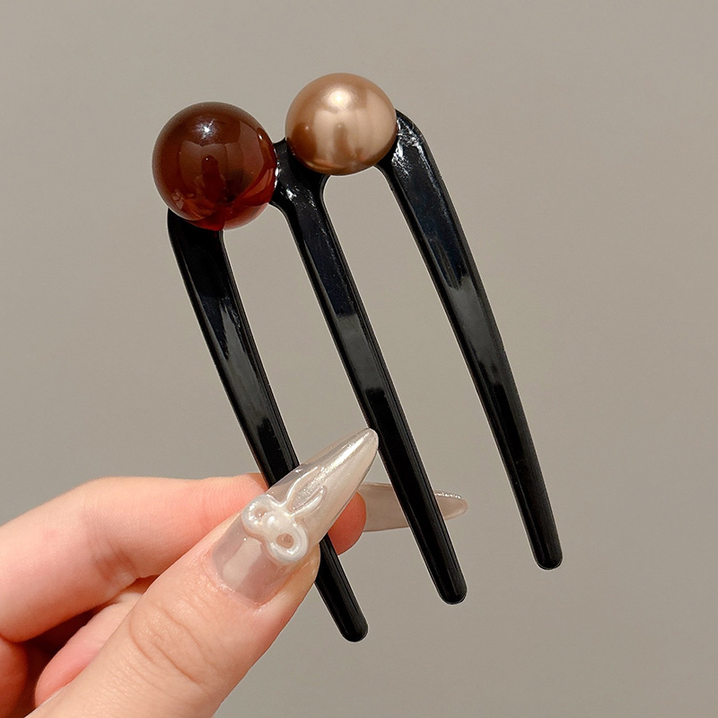 Pullets cabeza de pelo artefacto en forma de U estilo clásico de alto nivel Guo Feng placa de pelo pinzas de pelo chinesa cheongsam accesorios toques de cabeza