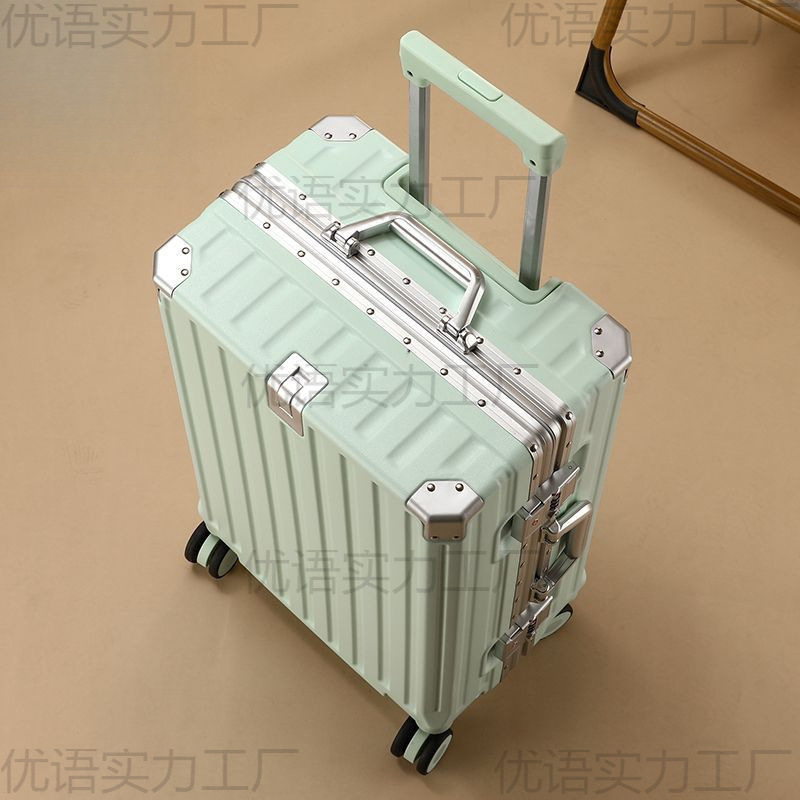 袋鼠行李箱大容量铝框拉杆箱男女学生万向轮结实耐用旅行箱密码箱|undefined
