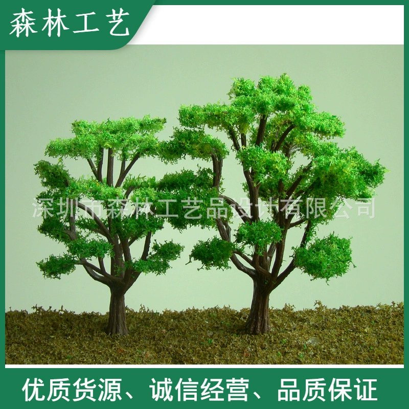 Песочный стол Строительная Модель Дерево мох микроландшафтный фон зеленый искусственное дерево пластик SL-153 109 цвет