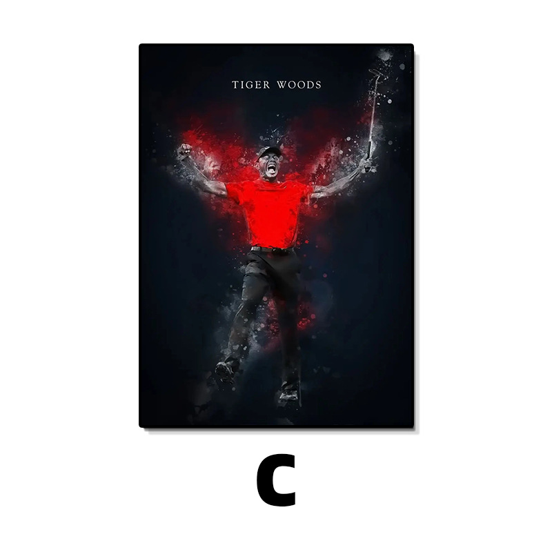 Comercio exterior caliente Copa del Mundo sala de estar decoración animada lienzo hogar core pintura al por mayor restaurante fondo mural