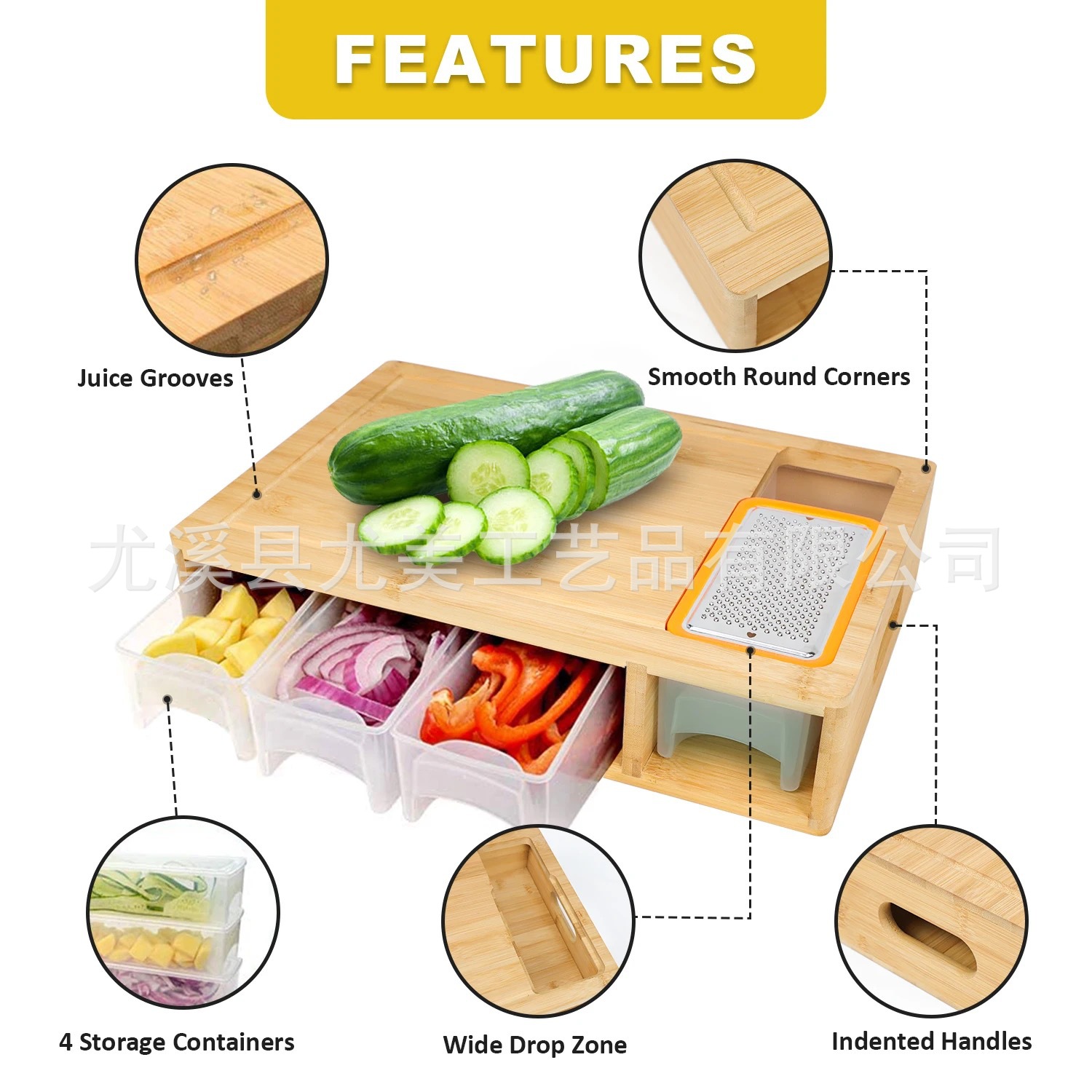 Amazon multi-función de cajón de corte de la tabla traje hogar cuadrado tabla de cortar queso pizza tabla de cortar fabricante