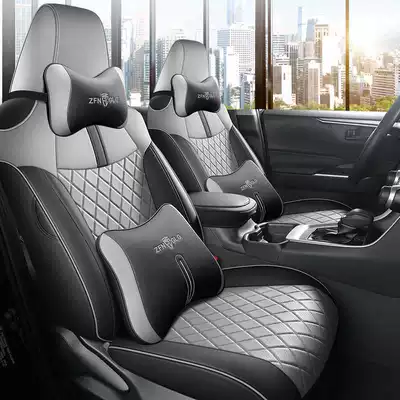car seat cushions, universal leather — Modelə uyğun (Original) oturacaq örtükləri - black-and-gray-luxury-edition-note-the-model-and-year-of-the-vehicle-full-coverage-for-the-front-seats-full-coverage-for-the-rear-seats